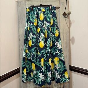 Lemon Her Bottari maxi skirt with blossoms m-l